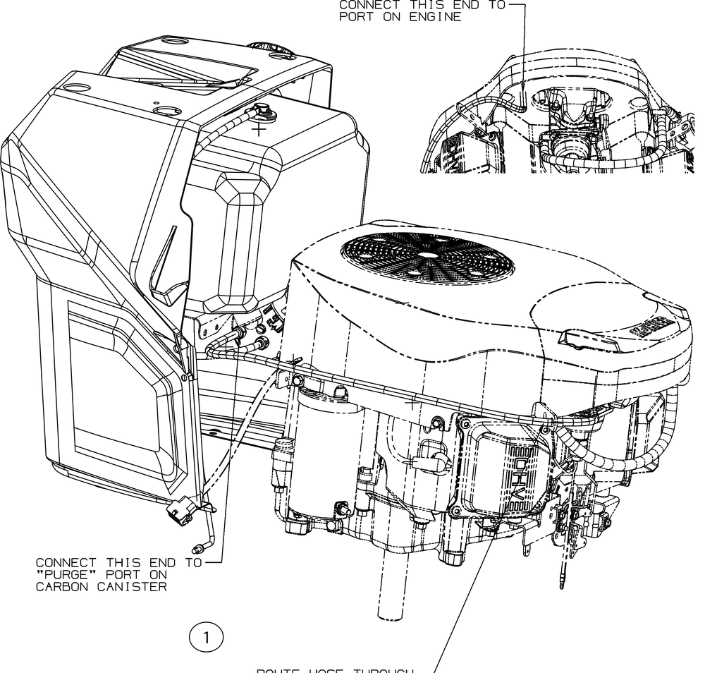 Fuel Accessories Diagram and Parts List for XT1-LT46KH (13APA1CT210)(2017) Cub Cadet Lawn Tractor